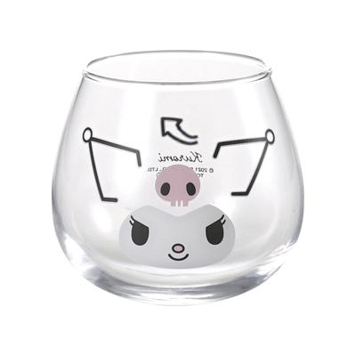 Kaneshotouki Sanrio Schwingender Becher 320ml Gesicht Hergestellt in Japan 501135 "Kuromi"