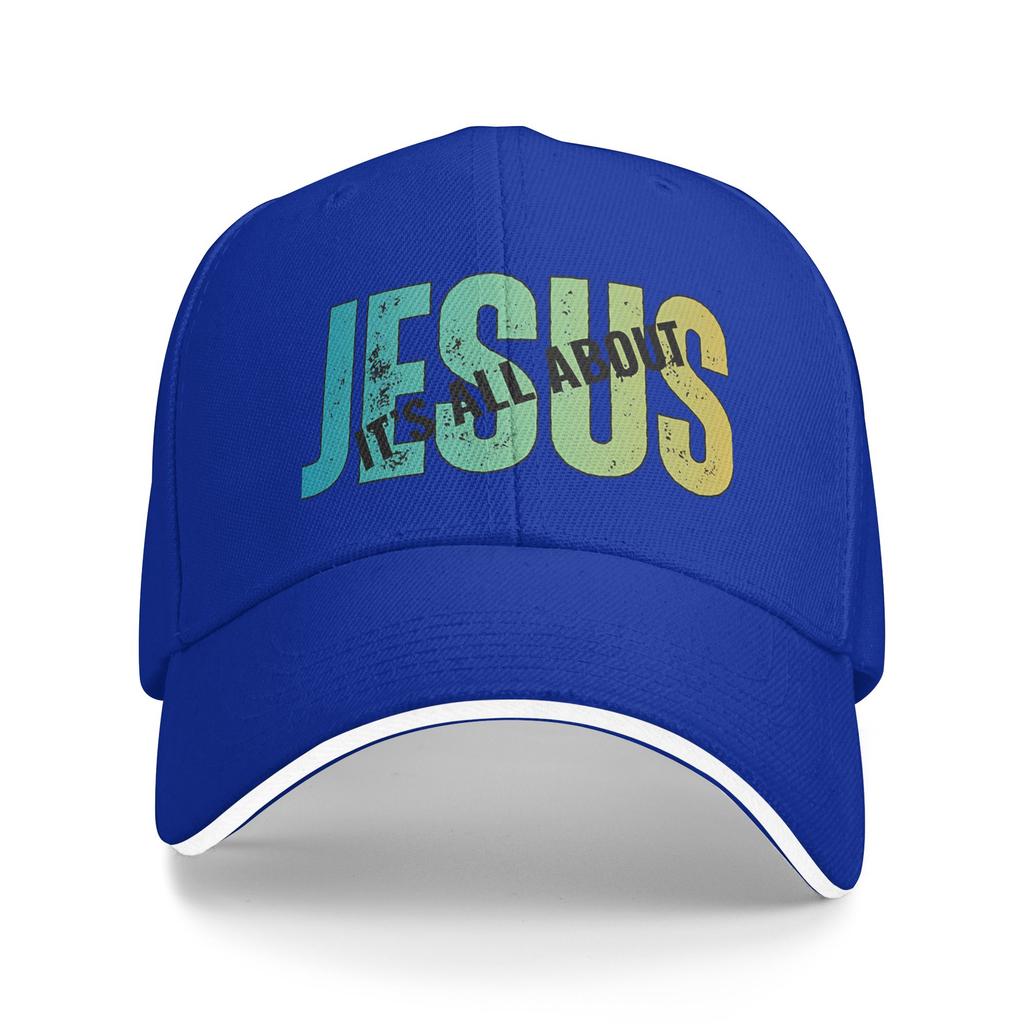 Jesus Saves  Sun Baseball Cap Summer Unisex-Teens  Print Hip Hop Hats Wholesale Street Style Hiking Fishing Snapback Cap