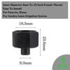 6mm Garden Nozzle Fittings Hose Connection Internal Threaded Joint Anti-drip Connector Garden Irrigation System