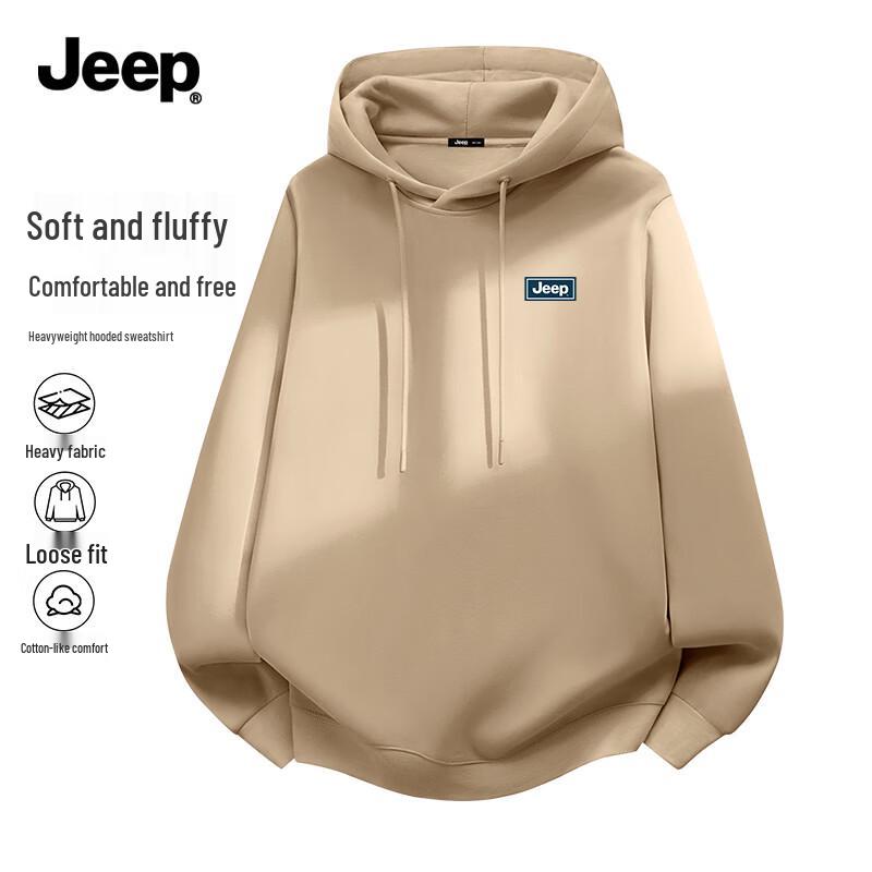 Jeep Men's 2025 Heavyweight Hooded Pullover Sweatshirt