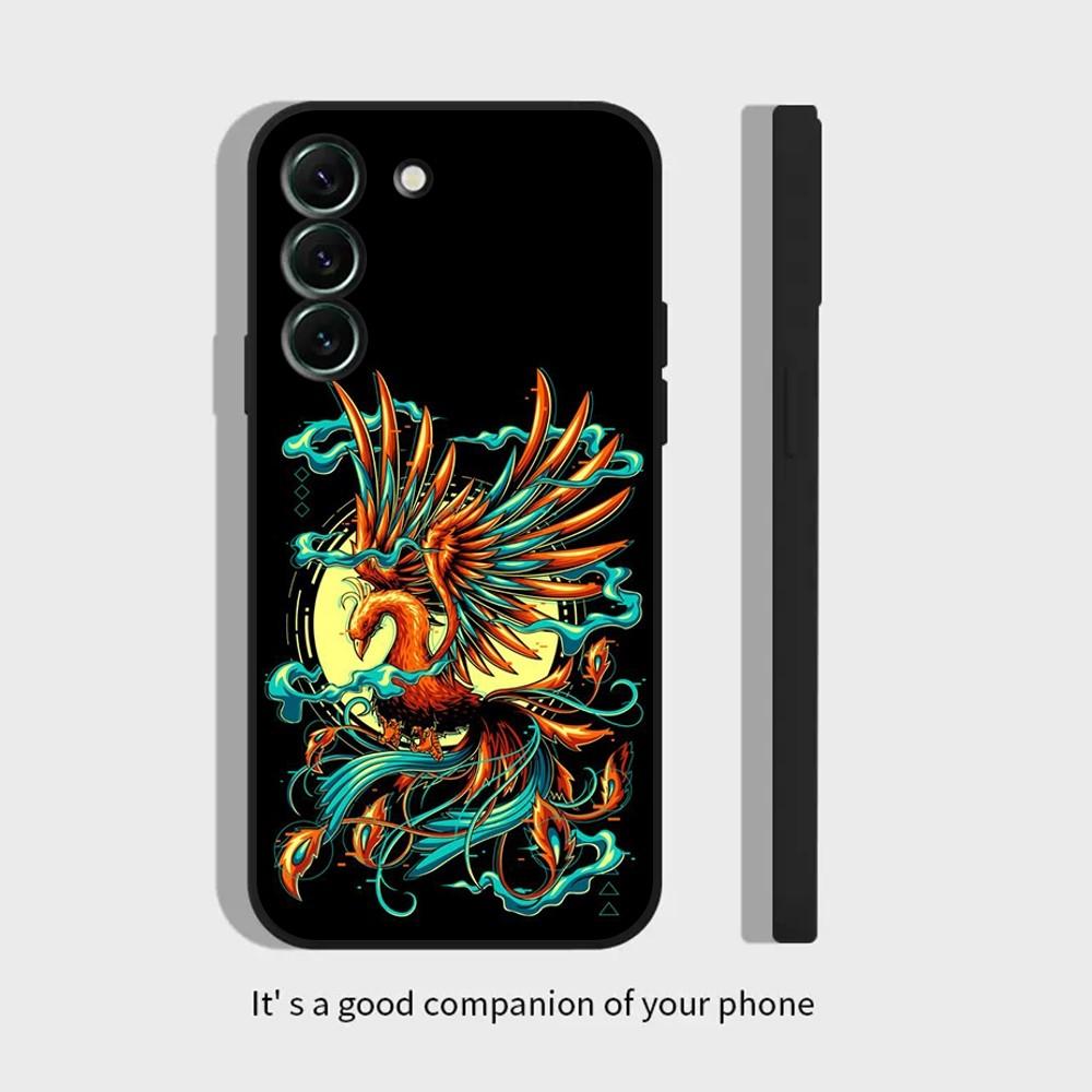 

Phoenix Phone Case For Samsung S20,Fe,21,22,23,24,Ultra,S30,22,9,10,plus,S30 ultra 5G Silicone Cover Samsung S10e