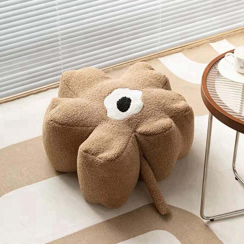 Plush Toy Flower Fluffy Floor Cushion Filling Living Room Decor Girl Kid Doll