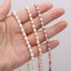 1String, Fashion Women Natural Freshwater Pearl Beads, 4-5mm, for Jewelry Making DIY Crafts, Luxury Bulk Gifts 36cm