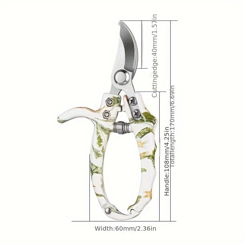 1Pc Garden Pruning Shears Indoor Potted Plant Branch Trimming Tool Manual Pruning Scissors Labor-Saving Scissors Curved blade