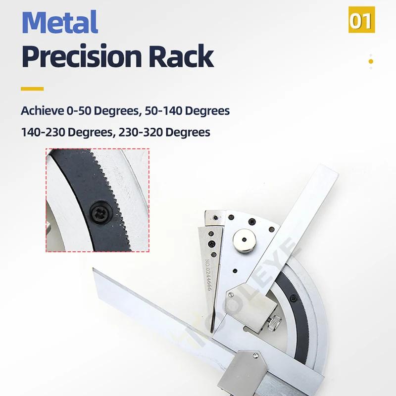 TYTURE Universal Angle Ruler Multifunctional Ruler Square Measuring Instruments Angle Meter Woodworking Tools Finder Protractor
