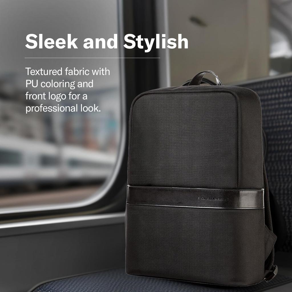 Samsonite Red LANSEE Backpack, Black, with Laptop Storage