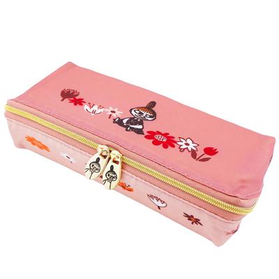 PACAPO Eyeglass Holds 2 Double Little 7 X 18 X 4 Cm [Lakurasu] Case, Pairs, Zipper, Moomin, My, Pink,