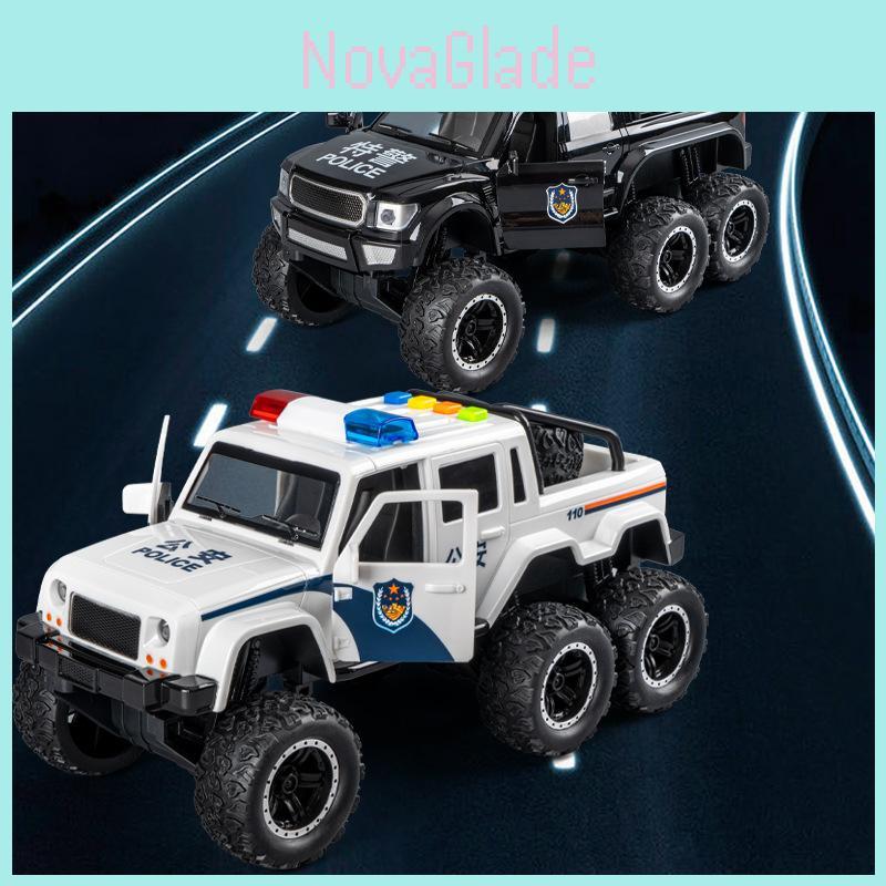 Police Offroad Vehicle Kids Toy With Inertia Drive And Light Sound Features For Children