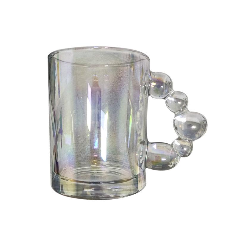 Europe Style Coffee Mugs Luxury handle Coffee Milk  Afternoon Tea Cup Creative Bubble Glass Cups For Friend Gift