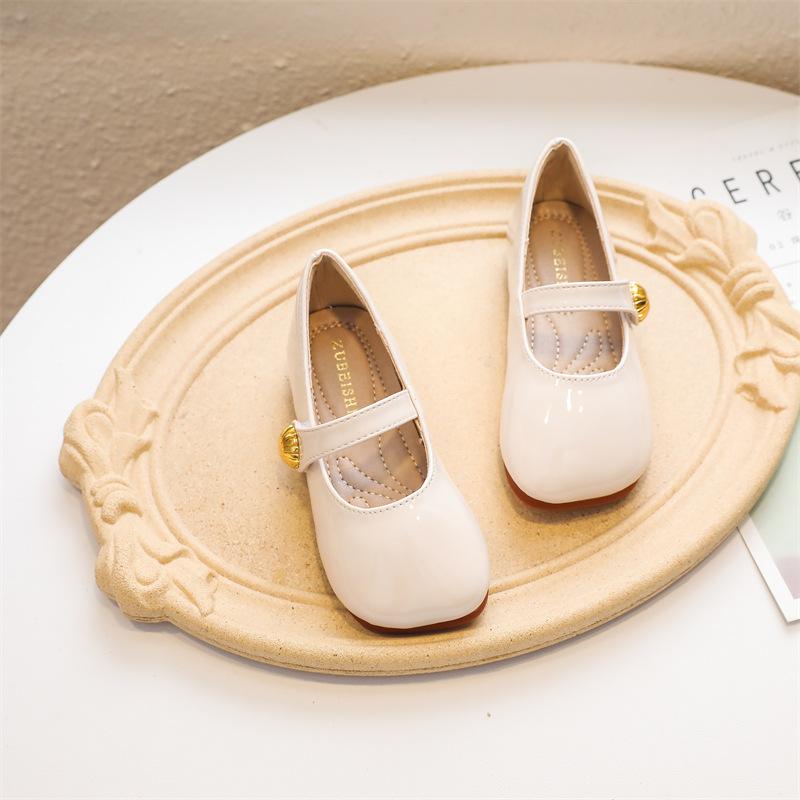 Fashion girls'  princess shoes autumn new girl single shoe soft soled girls flat shoe anti slip kids shoes versatile girl shoe