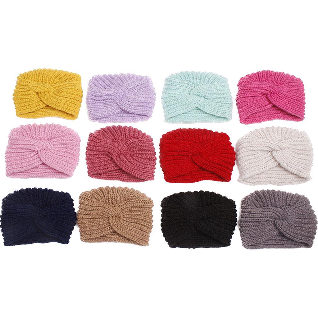 European & American Knit Children's Wool Hats - Warm, Candy-Colored Autumn & Winter Baby & Infant Girl Caps