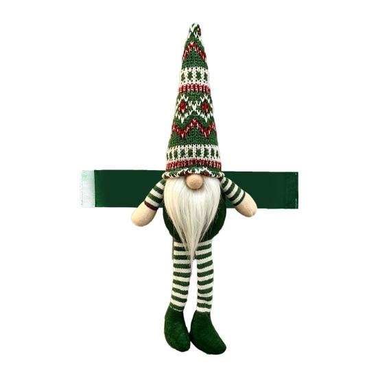 Seasonal Curtain Holdbacks Christmas Plush Gnome Buckle, Scandinavian Santa Doll Tiebacks, Buckle for Living Room Faceless Dwarf Holdback Fastener
