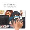 Comic Couple Cute Anime A-alien Stage Pattern Mouse Pads Anti-slip Locking Edge Thickened Desktop Mats Large Comfort Gaming Rugs