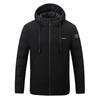 Unisex Smart Heated Winter Jacket with Hood - Rechargeable and Temperature-Controlled.