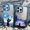 iPhone 15 Pro Max Oil Painting Van-Gogh Cat Phone Case For iPhone 11 12 13 Mini Pro Max 14 Pro Max Plus Shockproof Laser Covers