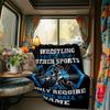Wrestling Sports Require More Than One Ball Blanket Personalized Name Soft Comfortable Stylish Blanket Car Blanket Perfect For Travel Camping Outdoor