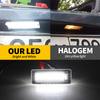 2pcs For Mercedes Benz Smart Fortwo Carossblade W450 2004-2007 Smart Fortwo Cabriolet W450 2004-2007 License Number Plate Light
