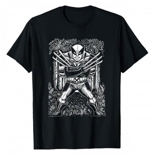 Wolverine Unisex Adult Linocut T-Shirt