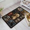Canine Legacy Portraits Pattern Rug Floor Mat for Living Room or Bedroom Soft and Comfortable Carpet a Gift for Birthday and Holiday.