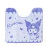 Marushin Sanrio Living with Cute 3795019900 Toiletry, Kuromi, Kuromi, Character, Non-Slip Mat, Stylish, Non-Slip,