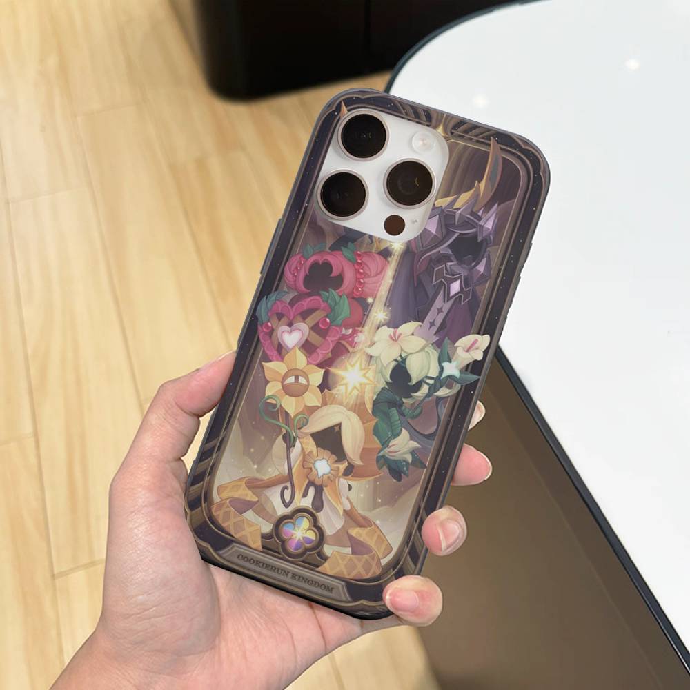 Game Cookie Run Kingdom For IPhone 17 16 15 14 13 12 11 Pro Max Plus Pro Corrugated Shockproof Matte Phone Cover