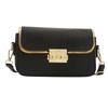 Chic Stylish Small Square Bag Elegant Solid Color Shoulder Crossbody Purse For Daily Use