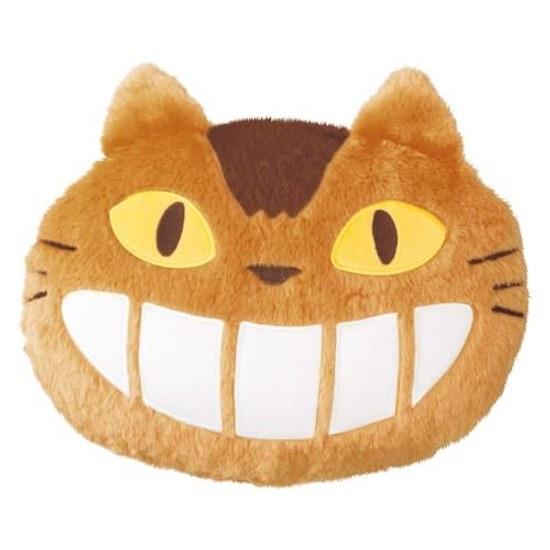 Marushin Cushion Ghibli My Neighbor Totoro H24.5W35cm Ghost Cat Bus Low Resilience