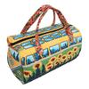 Journey Quilted Duffel Bag Boho Weekender Travel Bag Retro Floral Style for Picnics Camping Family Gatherings