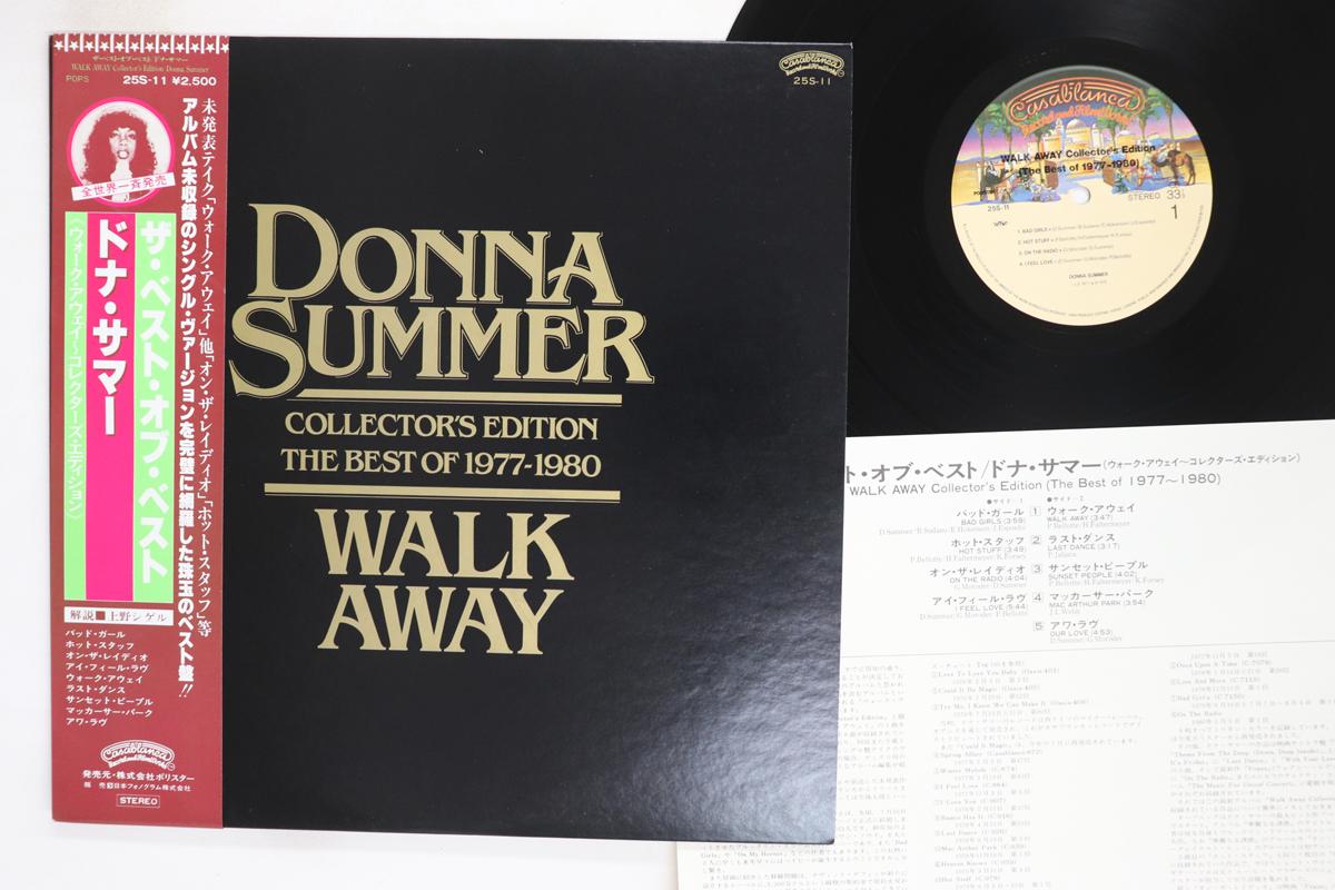 

Виниловая пластинка DONNA SUMMER Walk Away Коллекционное издание The 25S11 CASABLANCA 1980 Япония Obi SoulFunk Б/у