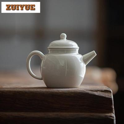 Théière artisanale japonaise en frêne émaillé, avec filtre intégré, 100 ml. Idéale pour infuser le thé.