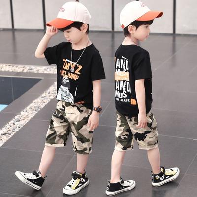 Boys Clothes Sets Summer Short Sweatshirt + Pants Children Clothing Kids Boy Sport Suits Teen 4 6 8 10 12 Years
