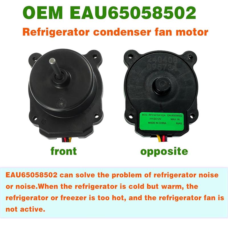 B15C EAU65058502 EAU64843805 RFD3410A102A Refrigerator Condenser Fan Motor for LG Replace AP7178309 PS16662422