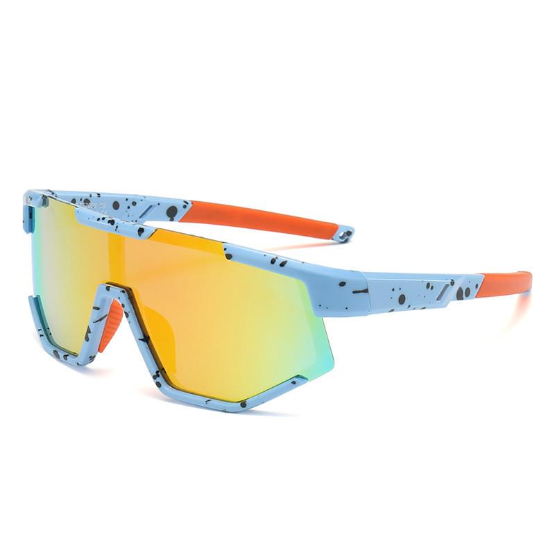 Kids Sunglasses Uv400 Polarized Full Frame Silicone For Outdoor Play And Cycling