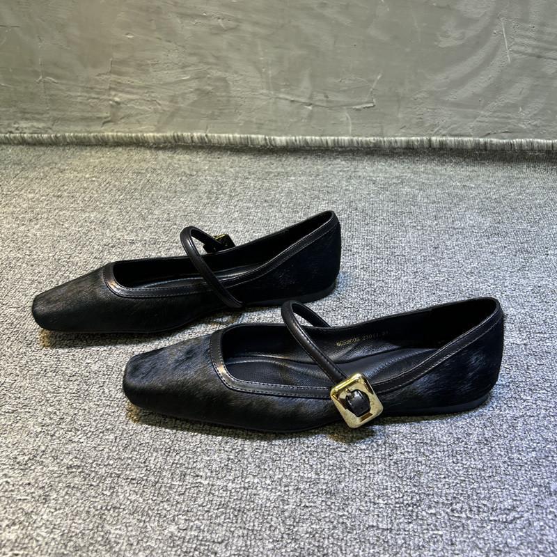 

Европейский и американский дизайн Одинарная обувь 2024 Весна Осень Новая Леопардовый принт Низкий каблук Ремешок Мэри Джейн Женская одинарная обувь 37 чёрный