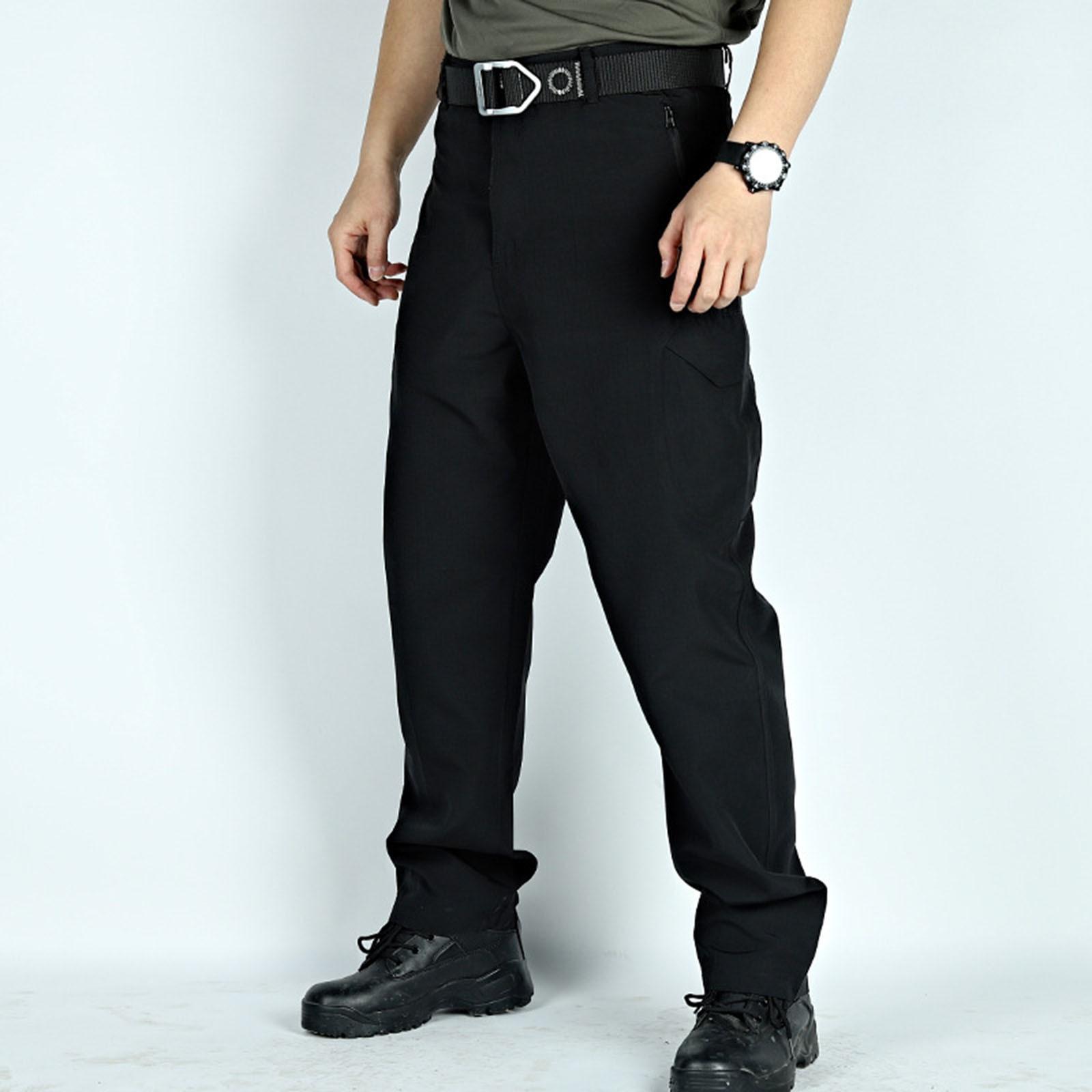 Spring Outdoor Men s Casual Pants Slim Fit Elastic Running Loose Sports Pants XXL чёрный