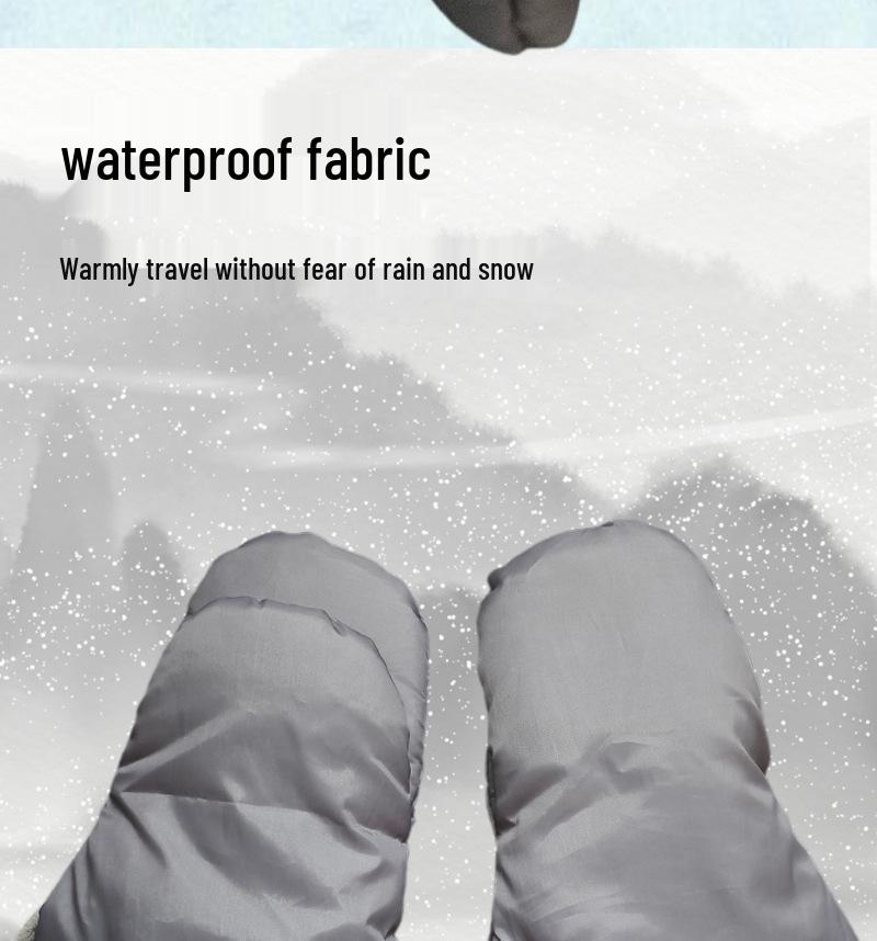 Rękawice Zimowe Wiatroodporne do Wózka dla Mam - Odporne na Zimno, Pogrubione i Ciepłe Akcesoria