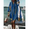 JPNTKY Fashion Long Sleeve V-Neck  Casual Dresses