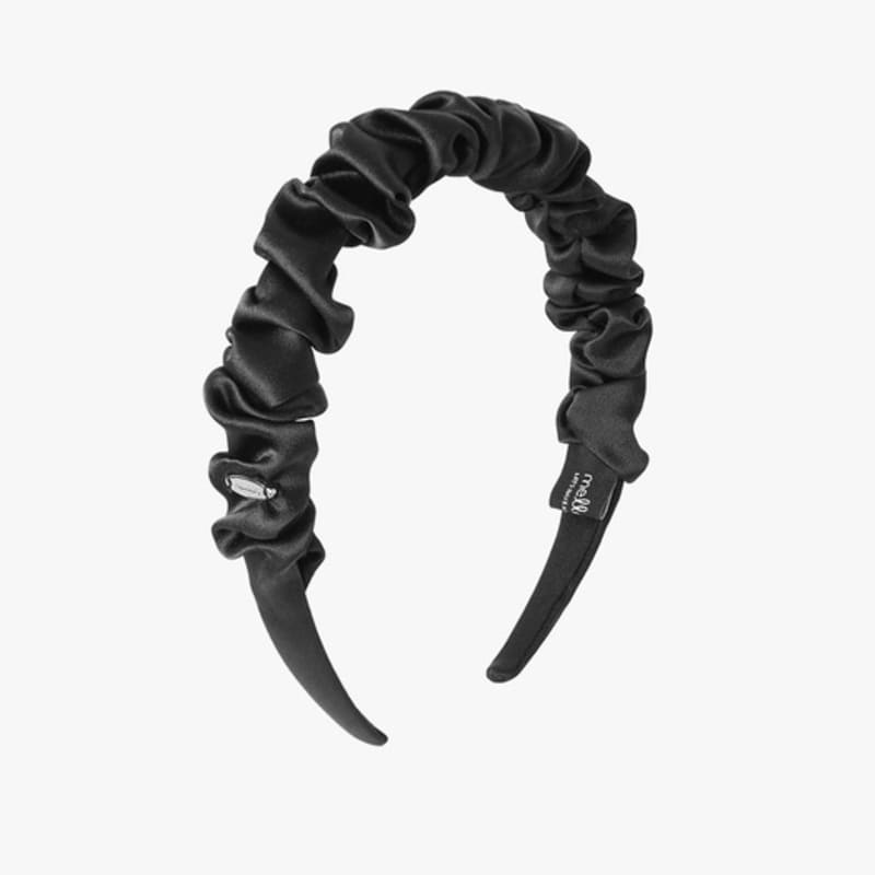 mellotory shirring satin hairband