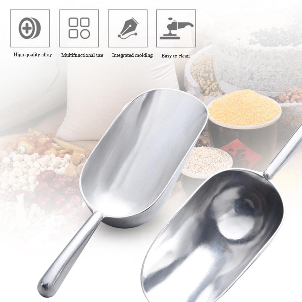Multi-Purpose Ice Cubes Shovel Anti-Rust Comfortable Grip Scooper For Grain Cereal