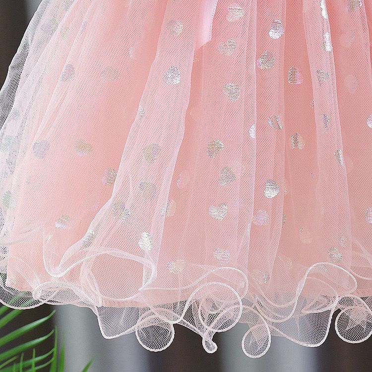 Flickors tryckta kjol Kort kjol Sommar Barns prinsesskjol Flickors chiffongkjol Fluffig kjol