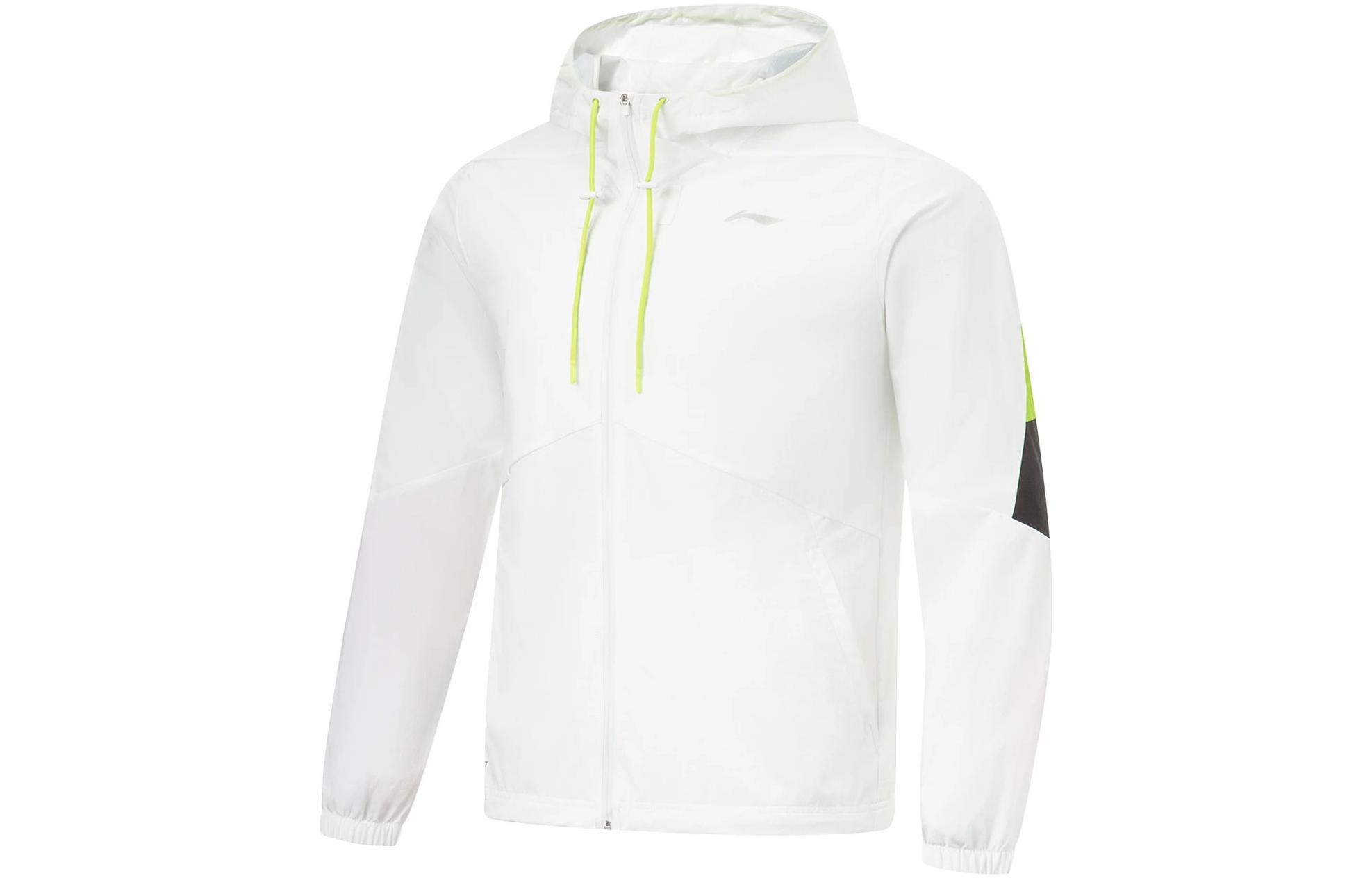 Li Ning Fitness Series Jacket Men s Standard White AFDT411-5 XL