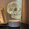 3D Crystal Skull LED Night Light - The Perfect Choice for Halloween and Birthday Gifts, Home Decoration, and Unique Souvenirs