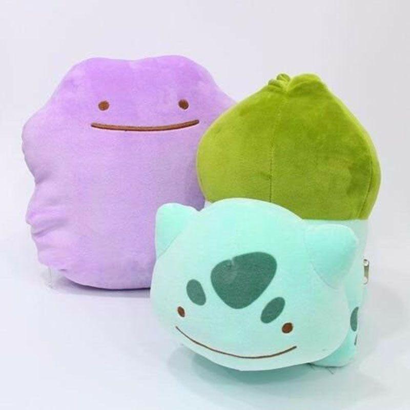 48 Gift Toys Pikachu Bulbasaur Ditto Metamon Cushion Plush Toy Kids