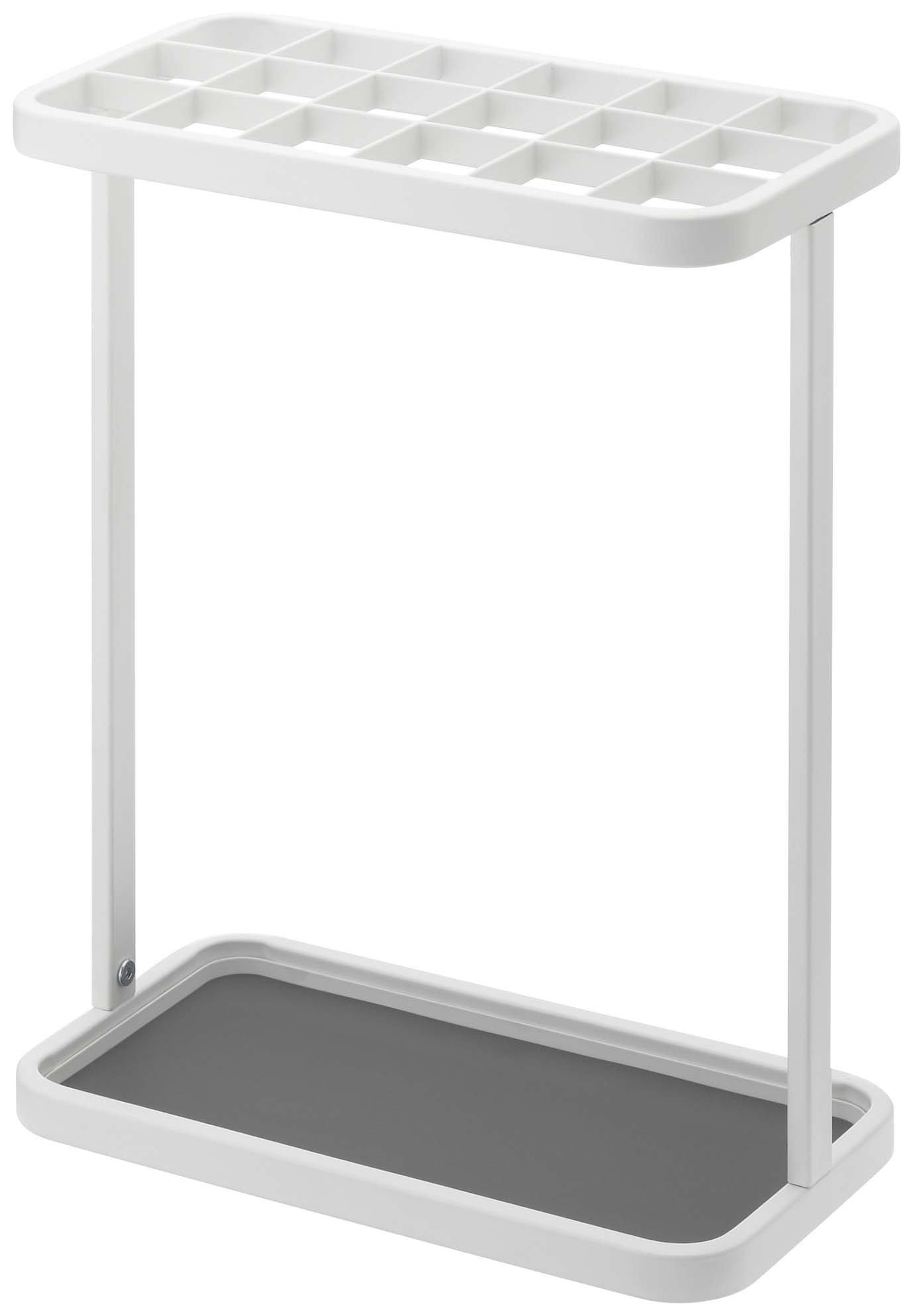 Yamazaki Industries Umbrella Stand Frame, 18-umbrella capacity, White, 2750
