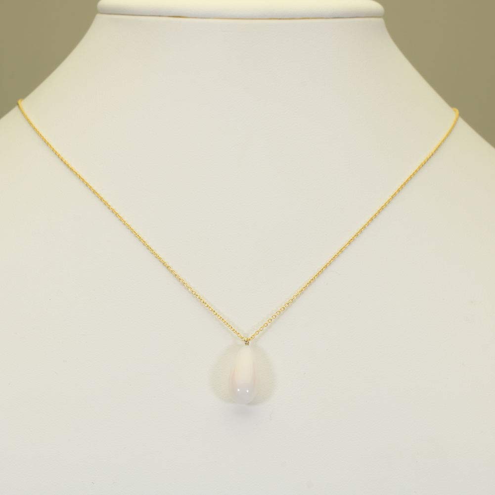 [SANSUI] White Coral Pendant Drop - Women's - Undyed