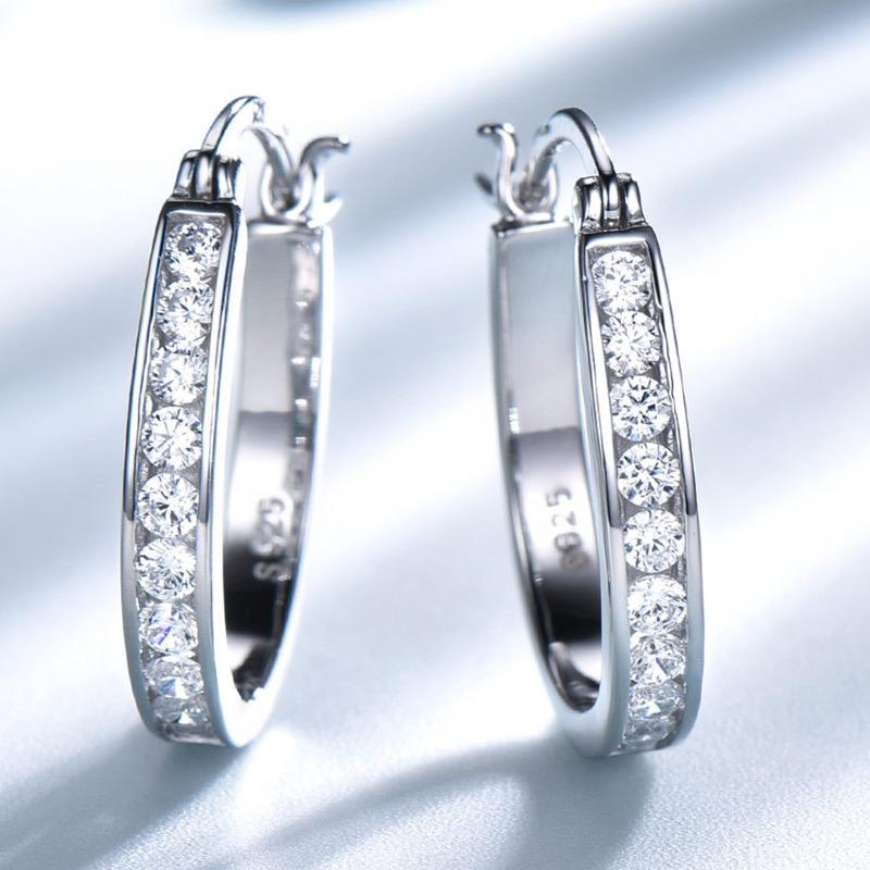 Gica Gema New Jewelry S925 Sterling Silve Personalized Classic Stud Earrings For Women Fine High Grade Jewelry Gift To Valentine's