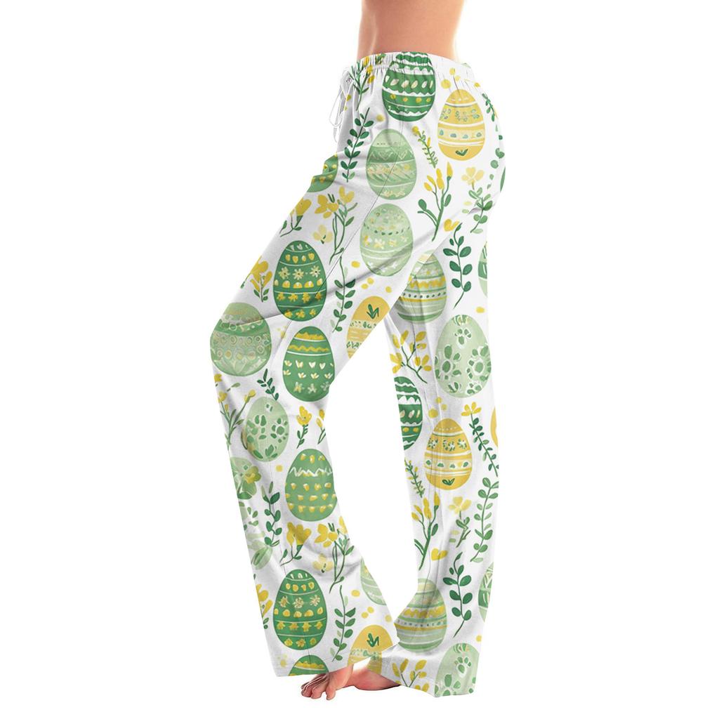 Dámské Módní Volné Ležérní Tištěné Ležérní Kalhoty