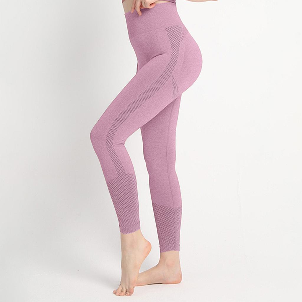 Women's Color High Waist And Hip Lifting Sports Tight Pants Fitness Pants