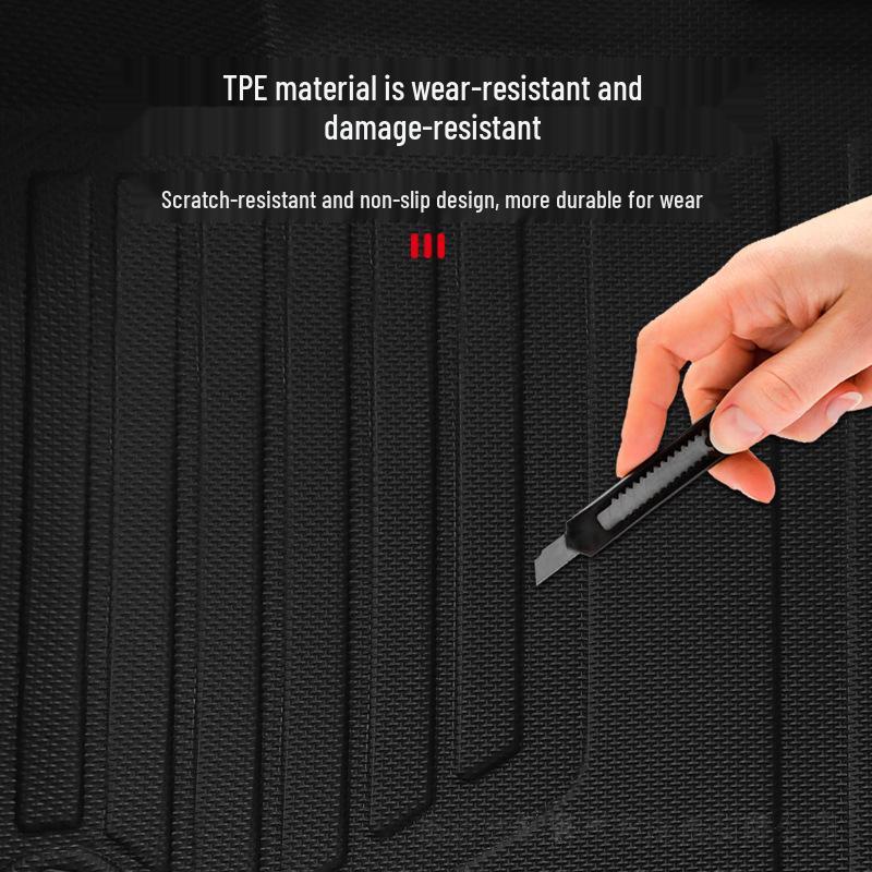 TPE Waterproof Floor & Trunk Mats for Right-Hand Drive Toyota CROWN CROSSOVER Sedan - Wear-Resistant