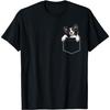 Perro Border Collie en tu Bolsillo Camiseta Border Collie